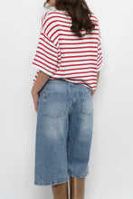 Load image into Gallery viewer, WHITE FOX x White, Red Striped Knit Tee (XS-L)
