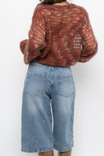 Load image into Gallery viewer, Vintage x Handknit Heathered Maroon Sweater (XS-L)