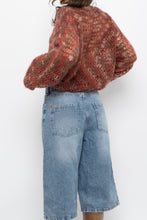 Load image into Gallery viewer, Vintage x Handknit Heathered Maroon Sweater (XS-L)