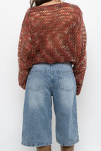 Load image into Gallery viewer, Vintage x Handknit Heathered Maroon Sweater (XS-L)