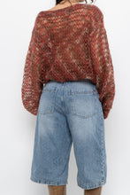 Load image into Gallery viewer, Vintage x Handknit Heathered Maroon Sweater (XS-L)