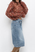 Load image into Gallery viewer, Vintage x Handknit Heathered Maroon Sweater (XS-L)