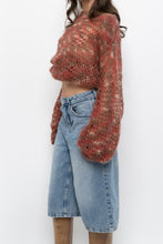 Load image into Gallery viewer, Vintage x Handknit Heathered Maroon Sweater (XS-L)