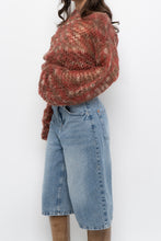 Load image into Gallery viewer, Vintage x Handknit Heathered Maroon Sweater (XS-L)