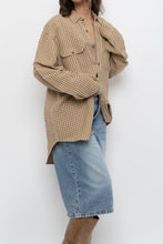 Load image into Gallery viewer, Vintage x Made in Hong Kong x GAP Beige, Orange Plaid Cotton Buttonup (S-L)