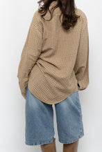 Load image into Gallery viewer, Vintage x Made in Hong Kong x GAP Beige, Orange Plaid Cotton Buttonup (S-L)