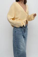 Load image into Gallery viewer, Vintage x EATON Yellow Knit Cardigan (XS-M)