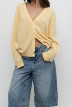 Load image into Gallery viewer, Vintage x EATON Yellow Knit Cardigan (XS-M)