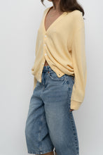 Load image into Gallery viewer, Vintage x EATON Yellow Knit Cardigan (XS-M)
