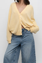 Load image into Gallery viewer, Vintage x EATON Yellow Knit Cardigan (XS-M)