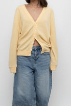 Load image into Gallery viewer, Vintage x EATON Yellow Knit Cardigan (XS-M)