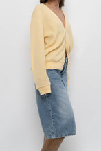 Load image into Gallery viewer, Vintage x EATON Yellow Knit Cardigan (XS-M)