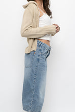 Load image into Gallery viewer, Vintage x Beige Ribbed Knit Jacket (XS-M)