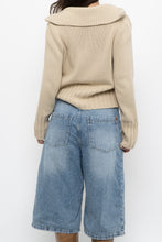 Load image into Gallery viewer, Vintage x Beige Ribbed Knit Jacket (XS-M)