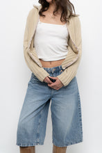 Load image into Gallery viewer, Vintage x Beige Ribbed Knit Jacket (XS-M)
