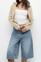 Load image into Gallery viewer, Vintage x Beige Ribbed Knit Jacket (XS-M)