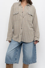 Load image into Gallery viewer, Vintage x Made in India x Beige Cotton Lightweight Flannel (XS-L)
