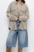 Load image into Gallery viewer, Vintage x Made in India x Beige Cotton Lightweight Flannel (XS-L)