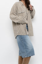 Load image into Gallery viewer, Vintage x Made in India x Beige Cotton Lightweight Flannel (XS-L)