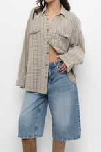 Load image into Gallery viewer, Vintage x Made in India x Beige Cotton Lightweight Flannel (XS-L)