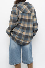 Load image into Gallery viewer, Vintage x TATTOO Blue Plaid Lightweight Flannel (XS-L)