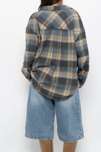 Load image into Gallery viewer, Vintage x TATTOO Blue Plaid Lightweight Flannel (XS-L)