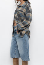 Load image into Gallery viewer, Vintage x TATTOO Blue Plaid Lightweight Flannel (XS-L)