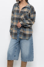 Load image into Gallery viewer, Vintage x TATTOO Blue Plaid Lightweight Flannel (XS-L)