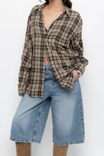 Load image into Gallery viewer, Vintage x ARNOLD PALMER Brown Plaid Lightweight Flannel (XS-L)