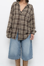 Load image into Gallery viewer, Vintage x ARNOLD PALMER Brown Plaid Lightweight Flannel (XS-L)