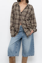 Load image into Gallery viewer, Vintage x ARNOLD PALMER Brown Plaid Lightweight Flannel (XS-L)