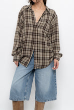 Load image into Gallery viewer, Vintage x ARNOLD PALMER Brown Plaid Lightweight Flannel (XS-L)
