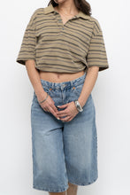 Load image into Gallery viewer, Vintage x Gap Tan Cotton-Blend Striped Polo (XS-L)