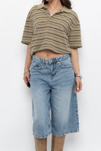 Load image into Gallery viewer, Vintage x Gap Tan Cotton-Blend Striped Polo (XS-L)