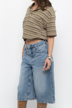 Load image into Gallery viewer, Vintage x Gap Tan Cotton-Blend Striped Polo (XS-L)