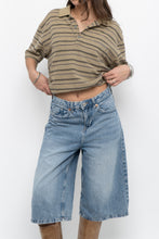 Load image into Gallery viewer, Vintage x Gap Tan Cotton-Blend Striped Polo (XS-L)