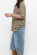 Load image into Gallery viewer, Vintage x Gap Tan Cotton-Blend Striped Polo (XS-L)
