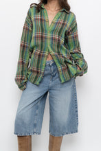 Load image into Gallery viewer, Vintage x Made in Hong Kong x DIESEL Green Cotton Plaid Buttonup (XS-L)