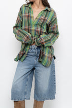 Load image into Gallery viewer, Vintage x Made in Hong Kong x DIESEL Green Cotton Plaid Buttonup (XS-L)