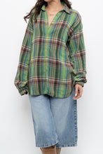 Load image into Gallery viewer, Vintage x Made in Hong Kong x DIESEL Green Cotton Plaid Buttonup (XS-L)