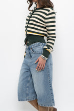 Load image into Gallery viewer, Modern x CES FEMME Green Striped Knit Cardigan (XS-M)
