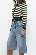 Load image into Gallery viewer, Modern x CES FEMME Green Striped Knit Cardigan (XS-M)