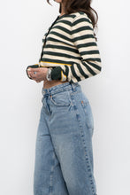 Load image into Gallery viewer, Modern x CES FEMME Green Striped Knit Cardigan (XS-M)