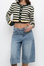 Load image into Gallery viewer, Modern x CES FEMME Green Striped Knit Cardigan (XS-M)