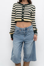 Load image into Gallery viewer, Modern x CES FEMME Green Striped Knit Cardigan (XS-M)