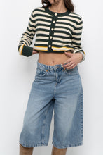Load image into Gallery viewer, Modern x CES FEMME Green Striped Knit Cardigan (XS-M)