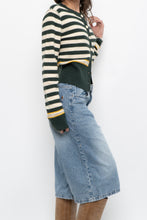 Load image into Gallery viewer, Modern x CES FEMME Green Striped Knit Cardigan (XS-M)