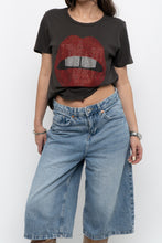Load image into Gallery viewer, LAUREN MOSHI x Rhinestone Lips Soft Tee (XS-M)