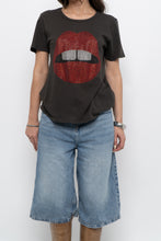 Load image into Gallery viewer, LAUREN MOSHI x Rhinestone Lips Soft Tee (XS-M)