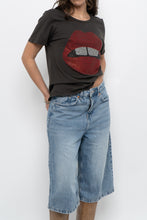 Load image into Gallery viewer, LAUREN MOSHI x Rhinestone Lips Soft Tee (XS-M)